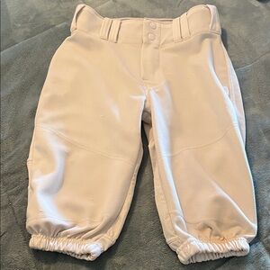 Kids' White Sports pants size youth Medium